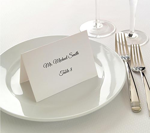 Small White Place Cards 200 Tent Cards 50 Sheets