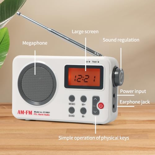 Portable Shower Speaker With HD LCD Display and 20 Preset Stations