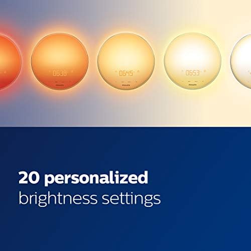 Philips SmartSleep Wake-up Light with Sunset Sunrise and 5 Sounds