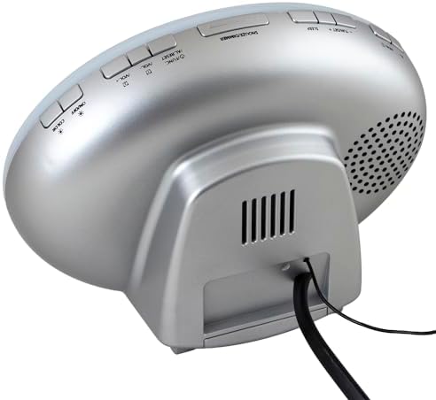 HANNLOMAX HX-162CR Clock Radio with RGB Light and Dual Alarm