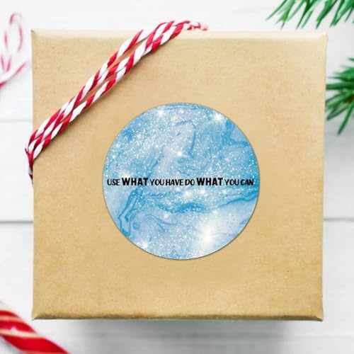3in Round Label Stickers 100pcs Quotes Seals for Envelopes and Jars