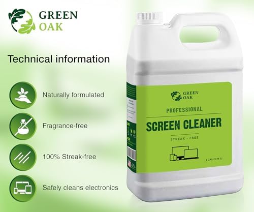 Green Oak Screen Cleaner Refill 1 Gallon