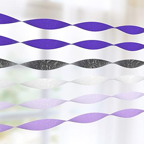 House Of Party Purple Crepe Paper Streamers 492ft 6 Rolls
