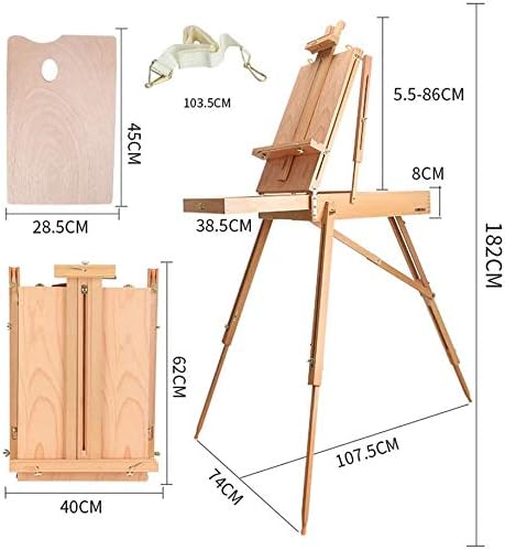 Large Easels Floor Display Tripod Artist Easel with Drawer