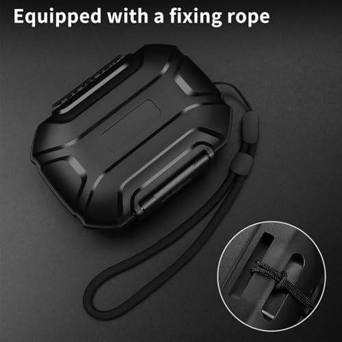 Suspirit Matte Black Earphone Case for Earbuds Cables Keys and More