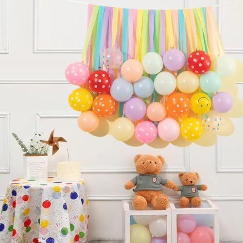 Party Crepe Paper Streamers 6 Rolls 492ft Decorations