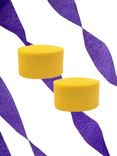 K-Kraft USA Made Crepe Paper Streamers 2 Rolls Each