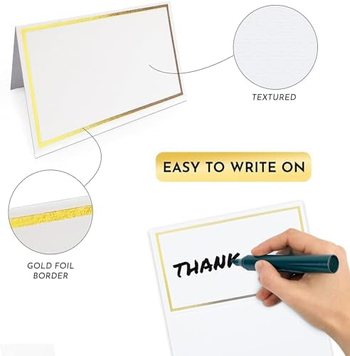 EVASTER Tent Name Place Cards Pack of 60