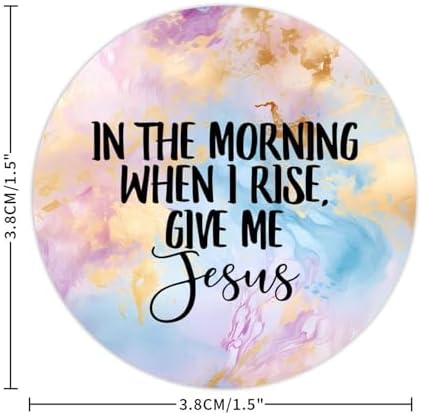 3in Round Label Stickers 100pcs Jesus Quotes Seals