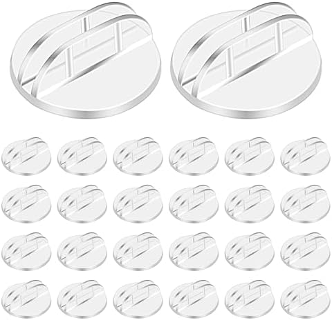 120 Pcs Transparent Plastic Card Holders