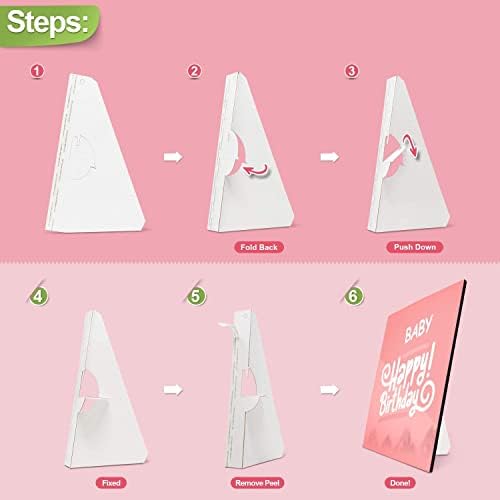 Oregon Lamination Peel Stick Display Easel Backs 15 Inch Case of 400