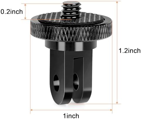 Universal 14-20 Tripod Mount Adapter for GoPro and Action Cameras