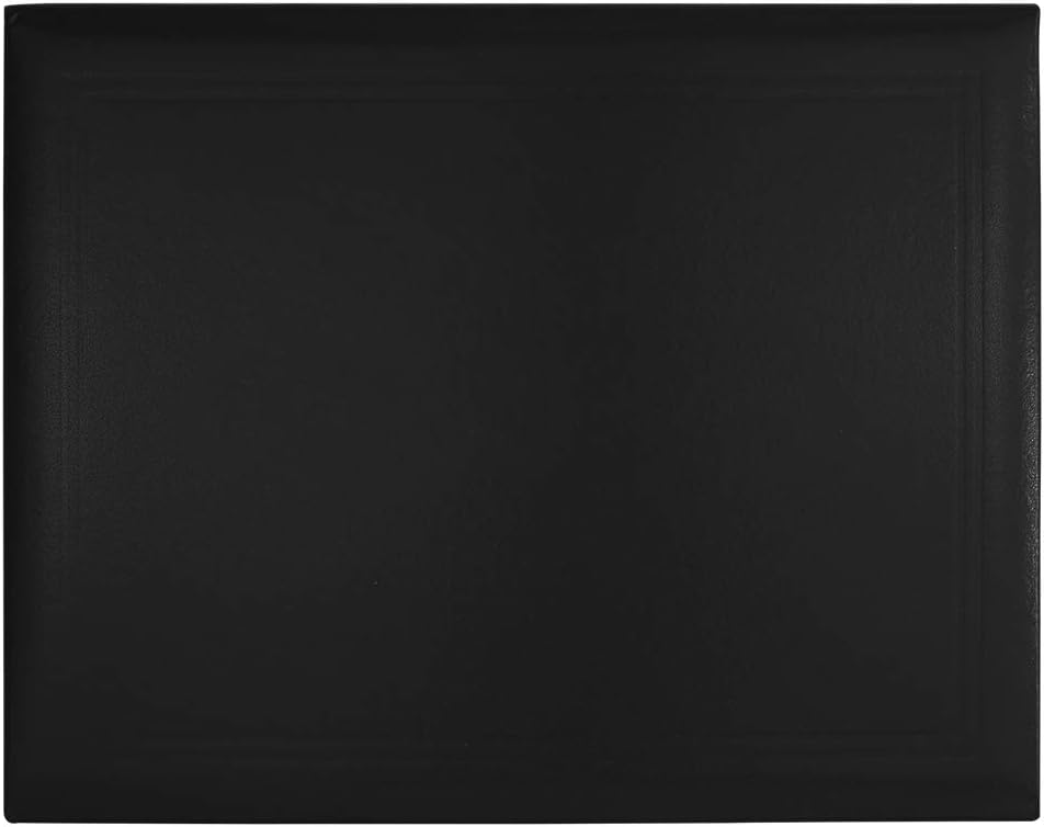 Graduation Mall 85x11 Inch Padded Diploma Cover Certificate Holder Black 1 Pack