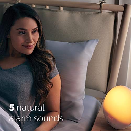 Philips SmartSleep Wake-up Light with Sunset Sunrise and 5 Sounds