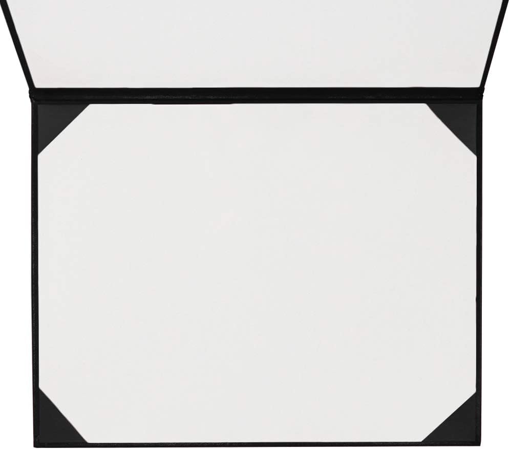 Graduation Mall 85x11 Inch Padded Diploma Cover Certificate Holder Black 1 Pack