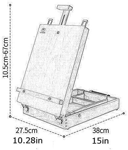 Portable Desktop Easel with Drawer Storage