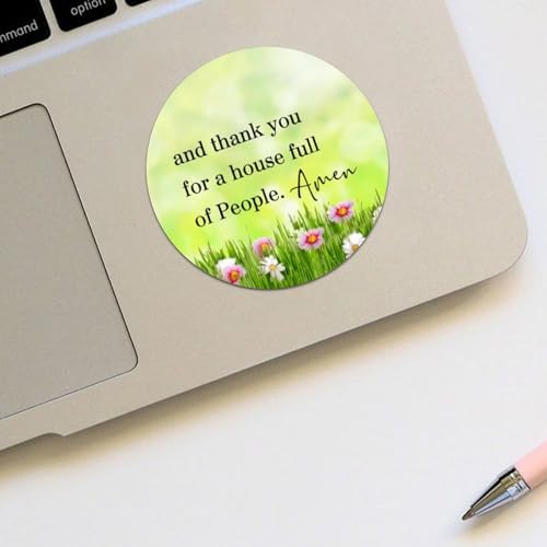 3in Round Label Stickers 100pcs Amen Quotes Seals