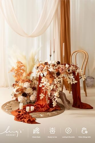 Lings Moment Wedding Arch Draping Fabric 2 Panels 32ft x 30in