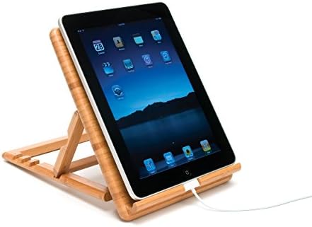 Lipper International Bamboo Wood Expandable Tablet Stand