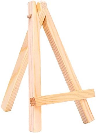 eBoot 24 Pack Mini Wood Display Easel 5 Inch