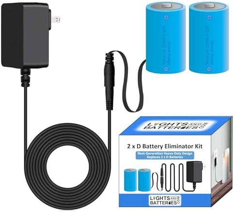 2 x D Next-Generation Heavy Duty Battery Replacement Kit