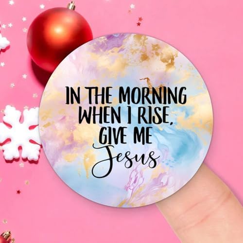 3in Round Label Stickers 100pcs Jesus Quotes Seals