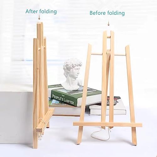 3pcs 118 Inch Wood Easels for Kids and Painting