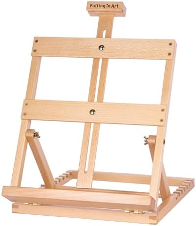 Falling in Art H-Frame Table Top Easel for Painting