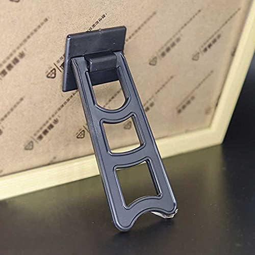 10 Pcs Plastic Picture Frame Easel Back Stand Black