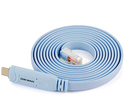 OIKWAN 10ft USB-C to RJ45 Console Adapter Cable