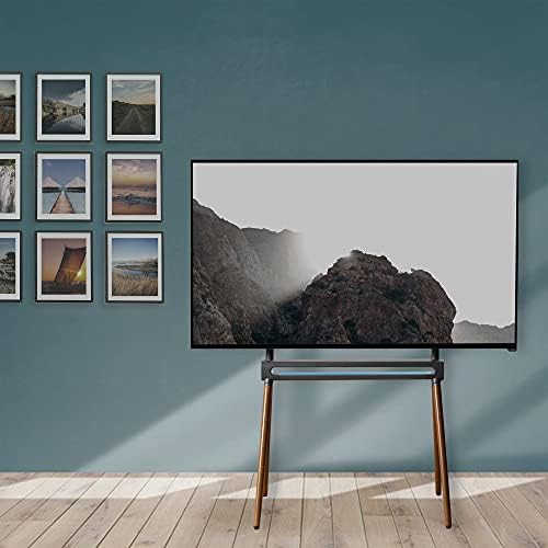 VIVO Artistic Easel TV Stand with RGB Lighting
