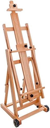 US Art Supply Master Multi-Function Studio Wooden Floor Easel