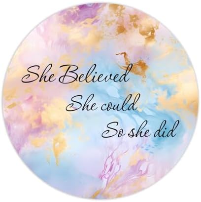 3in Round Label Stickers 100pcs Quotes Decals for Envelopes Bottles Boxes