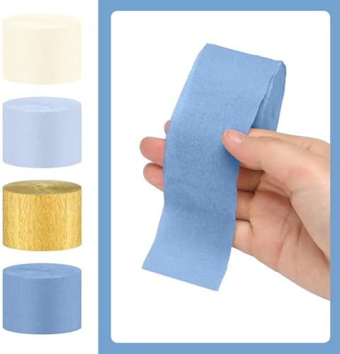 Kisston 10 Rolls Crepe Paper Streamers Decorations