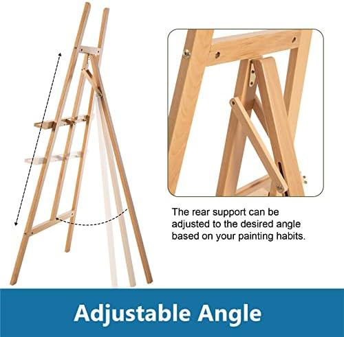 Somime A-Frame Wooden Display Easel Up to 90 High