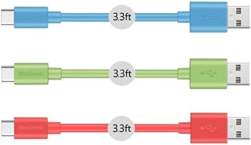 MaGeek USB C Cable 3ft 3-Pack Fast Charging