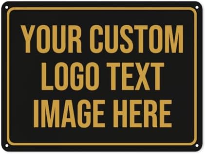 Custom Outdoor Metal Sign 8x12inch Personalized