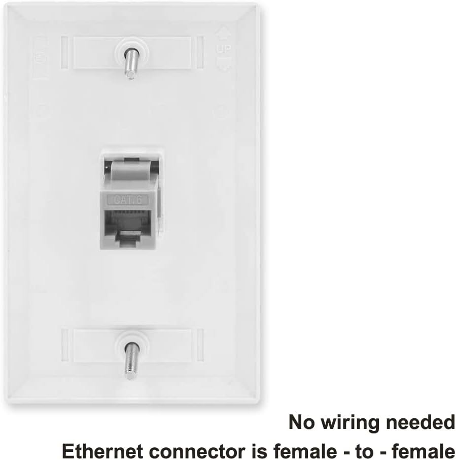 Art Plates One Port RJ11 Telephone Wall Plate