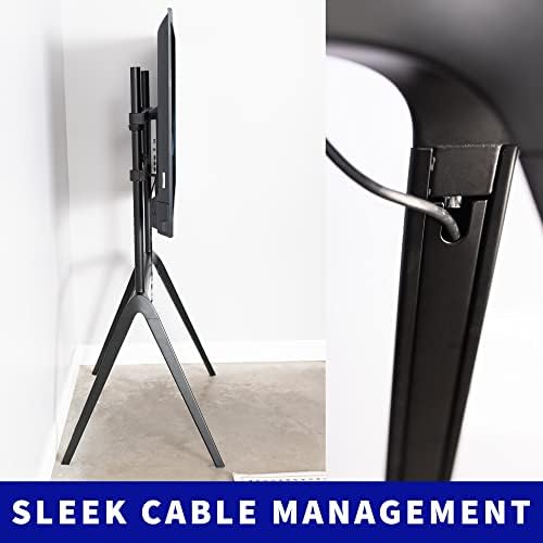 Vivo Steel Easel TV Stand 65-86 Inch Modern Display
