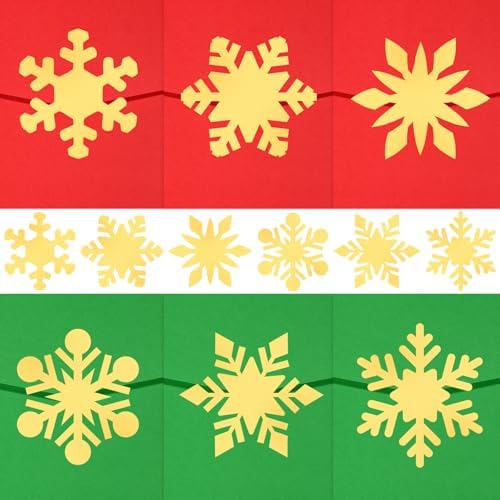 360 Pcs Christmas Envelope Seal Stickers Set Gold Foil Snowflakes