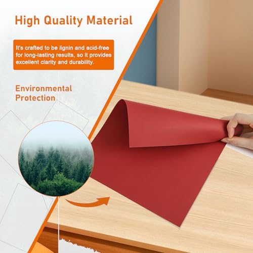 100 Sheets Christmas Red Cardstock 85x11 Wedding Invitations Paper