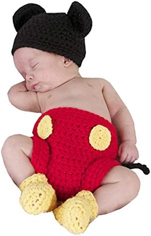 Jastore Baby Costume Mouse Hat and Shoes