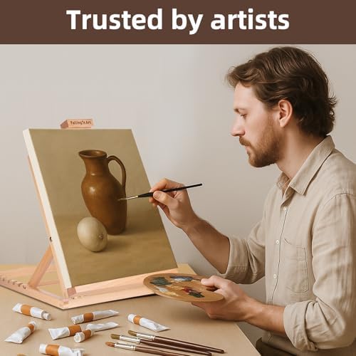 Falling in Art H-Frame Table Top Easel for Painting