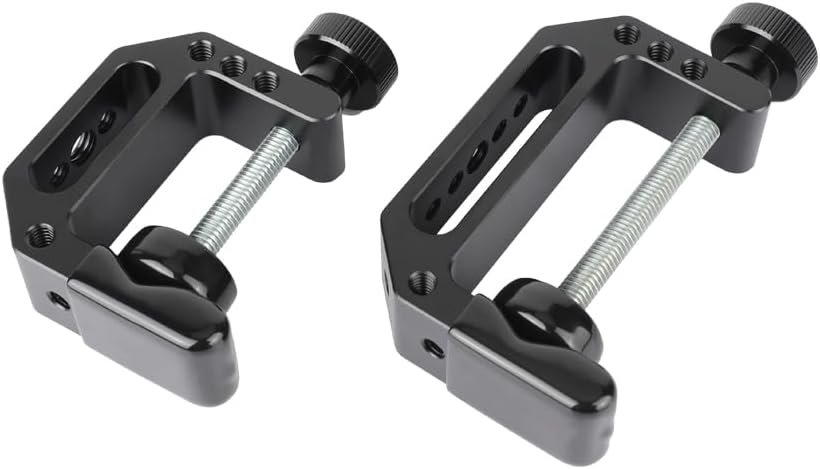 CAMVATE C Clamp with Threaded Holes for Photography