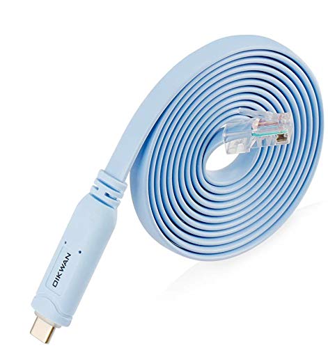 OIKWAN 10ft USB-C to RJ45 Console Adapter Cable