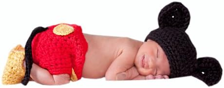 Jastore Baby Costume Mouse Hat and Shoes