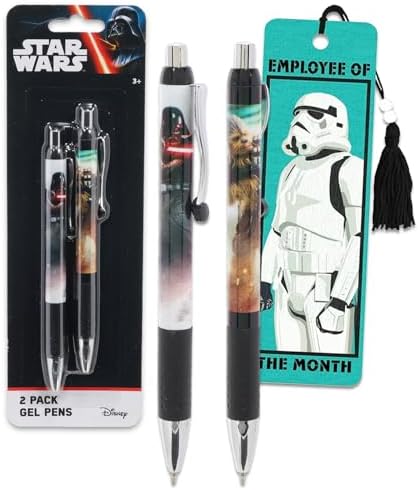Star Wars Ballpoint Pens Set with 2 Pens and Bookmark