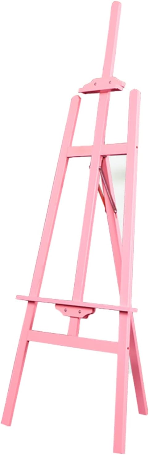 Pink 150cm Wooden A-Frame Easel Stand for Art and Wedding Displays