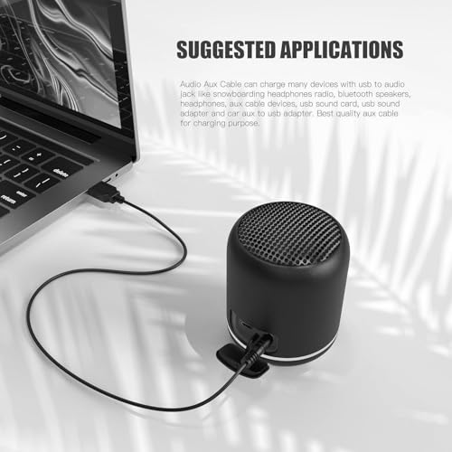 USB to 35mm Audio Jack Adapter Cable 20cm