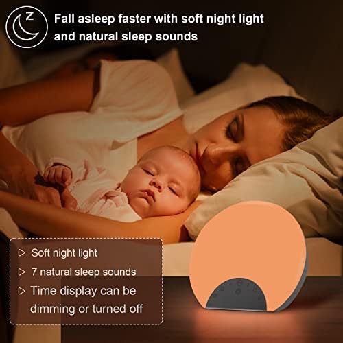 ANTDALIS Sunrise Alarm Clock with Dual Alarms and 7 Nature Sounds